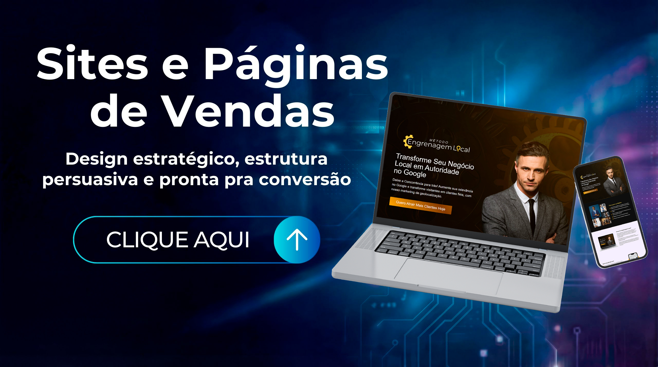 Serviço de criação de sites e páginas de vendas